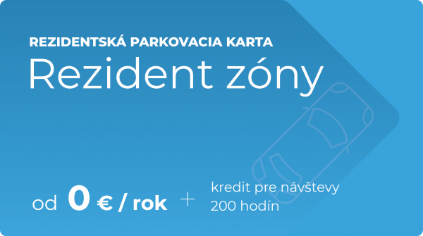 Parkovacia karta - Rezident zóny