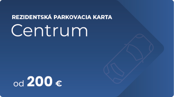 Parkovacia karta - Centrum
