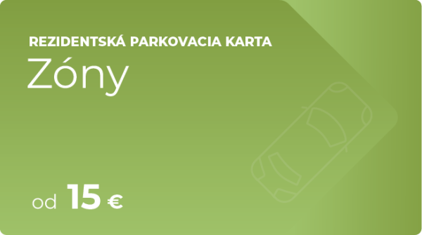 Parkovacia karta - Zóny